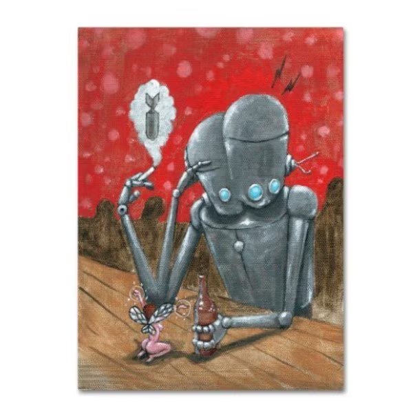 Craig Snodgrass 'Prophecy' Canvas Art, 14x19, Trademark Fine Art, Mfr#: ALI2736-C1419GG